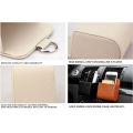 Versatile vehicle leather seat side pockets